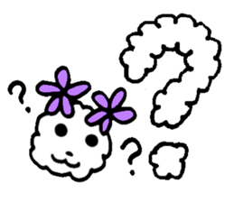 Fluffy,a fluff of clouds sticker #1955244