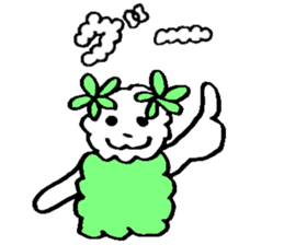 Fluffy,a fluff of clouds sticker #1955245
