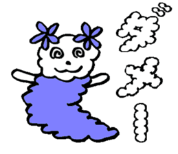 Fluffy,a fluff of clouds sticker #1955246