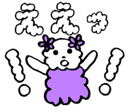 Fluffy,a fluff of clouds sticker #1955247