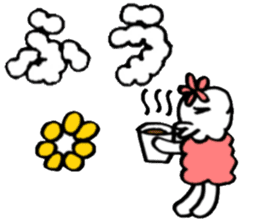 Fluffy,a fluff of clouds sticker #1955255