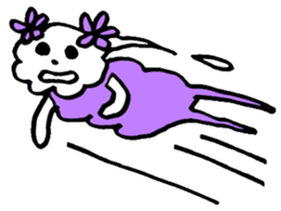 Fluffy,a fluff of clouds sticker #1955260