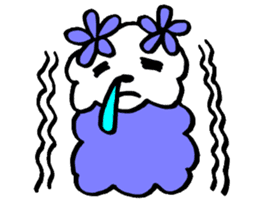 Fluffy,a fluff of clouds sticker #1955261