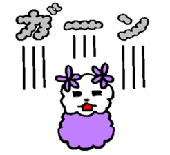 Fluffy,a fluff of clouds sticker #1955268