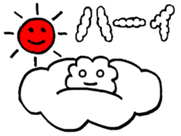 Fluffy,a fluff of clouds sticker #1955269