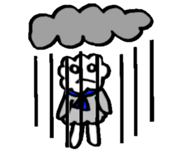 Fluffy,a fluff of clouds sticker #1955272