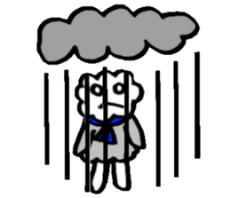 Fluffy,a fluff of clouds sticker #1955272