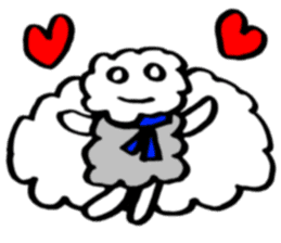 Fluffy,a fluff of clouds sticker #1955273