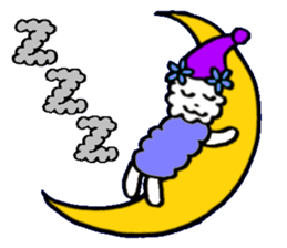 Fluffy,a fluff of clouds sticker #1955276