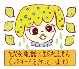 LEMONE!! sticker #1955324