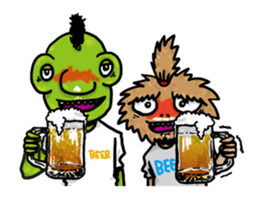 [THE CREATURES]Mohi, Mojao and friends sticker #1955438