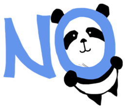 a giant panda Sticker sticker #1955479