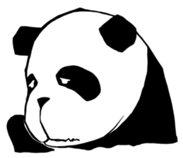 a giant panda Sticker sticker #1955480