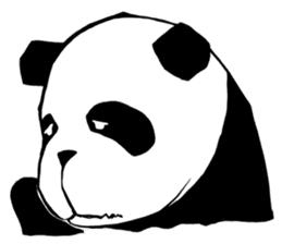 a giant panda Sticker sticker #1955480