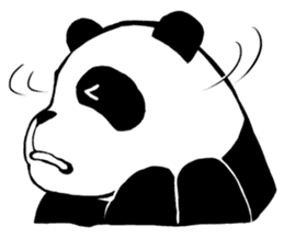 a giant panda Sticker sticker #1955483