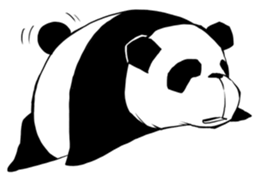 a giant panda Sticker sticker #1955494