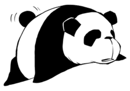 a giant panda Sticker sticker #1955494