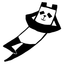 a giant panda Sticker sticker #1955497