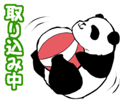 a giant panda Sticker sticker #1955512