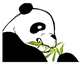 a giant panda Sticker sticker #1955516