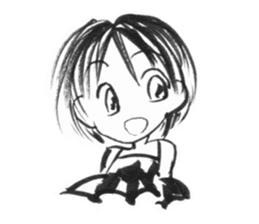 cuteblack03 sticker #1955597