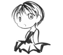 cuteblack03 sticker #1955600