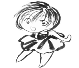 cuteblack03 sticker #1955611