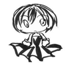 cuteblack03 sticker #1955614