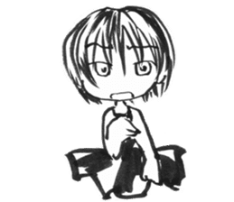 cuteblack03 sticker #1955615