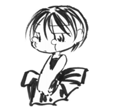 cuteblack03 sticker #1955617