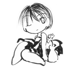 cuteblack03 sticker #1955622