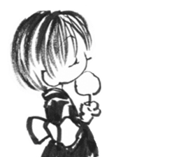 cuteblack03 sticker #1955626