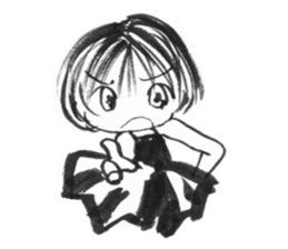 cuteblack03 sticker #1955634