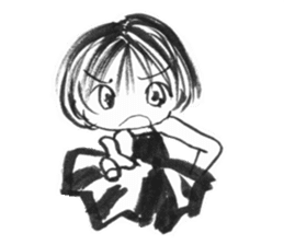 cuteblack03 sticker #1955634