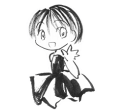 cuteblack03 sticker #1955636