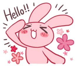 A pretty rabbit sticker #1955757