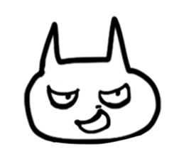 indulgence cat sticker #1957158