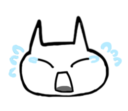 indulgence cat sticker #1957165