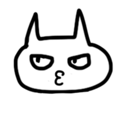indulgence cat sticker #1957167