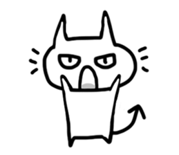 indulgence cat sticker #1957172