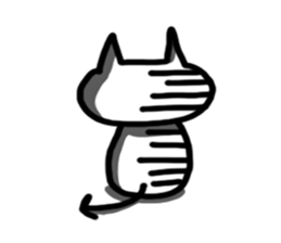 indulgence cat sticker #1957184
