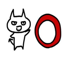 indulgence cat sticker #1957195