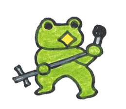 frog place KEROMICHI-AN A lock, a dance sticker #1957198