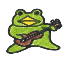 frog place KEROMICHI-AN A lock, a dance sticker #1957199