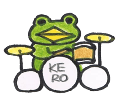 frog place KEROMICHI-AN A lock, a dance sticker #1957200