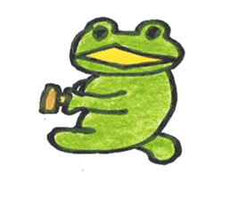 frog place KEROMICHI-AN A lock, a dance sticker #1957203