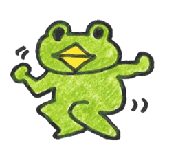 frog place KEROMICHI-AN A lock, a dance sticker #1957204