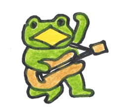 frog place KEROMICHI-AN A lock, a dance sticker #1957205