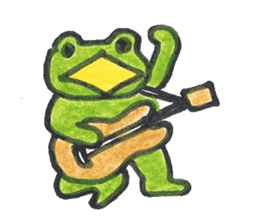 frog place KEROMICHI-AN A lock, a dance sticker #1957205
