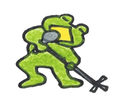 frog place KEROMICHI-AN A lock, a dance sticker #1957206